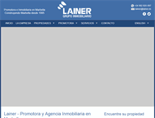 Tablet Screenshot of lainer.es